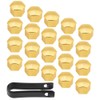 20Pcs Universal Wheel Tyre Hub Covers Lug Nut Bolt Cap