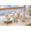Bloomingville Susie Retro Salt Pot with Lid and Spoon Sugar