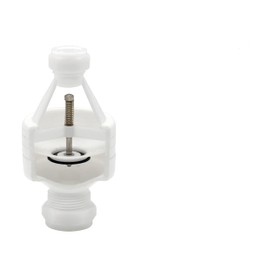 Hotun Dry Trap Tundish for Small Unvented Water Heaters White 15 x 22mm
