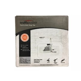 TrafficMaster A4265 Grey Wood Parquet 12" x 12" tile (30 per box)