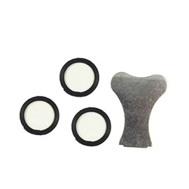 Custom Pro Universal Fogger 20 mm Replacement Disc Ceramic Membrane for Mist Makers - 3 Pack with Key Tool