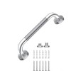 12inch/30cm Anti Slip Shower Wall Grab Bar Handle, Knurled Stainless