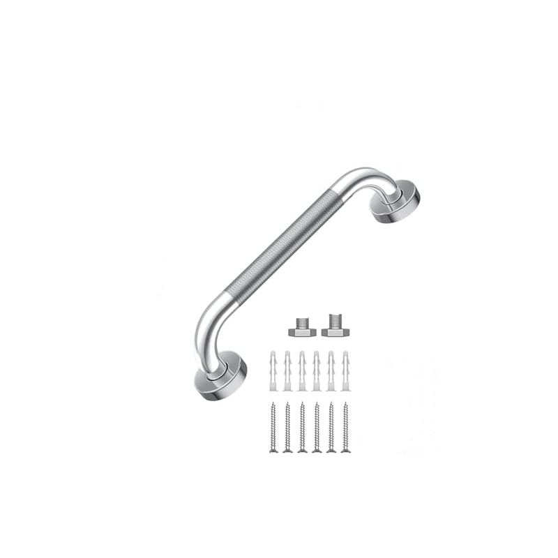 12inch/30cm Anti Slip Shower Wall Grab Bar Handle, Knurled Stainless
