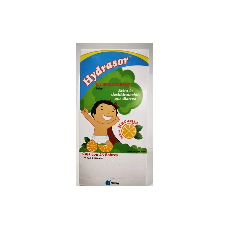 Hydrasor Electrolitos Orales Polvo 8 Cajas De 25 Sobres
