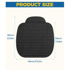 Flaconi Sitzbezug Auto Vordersitze,20.5"x20" Sitzkissen Autositzkissen Auto,Auto Sitzauflagen,Sitzauflage Auto Vordersitze,Sitzkissen für Auto,Universal Sitzauflagen Vordersitze für Autositz,SUV