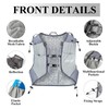 Running Hydration Vest Backpack,Lightweight Insulated Pack with 1.5L Water Bladder