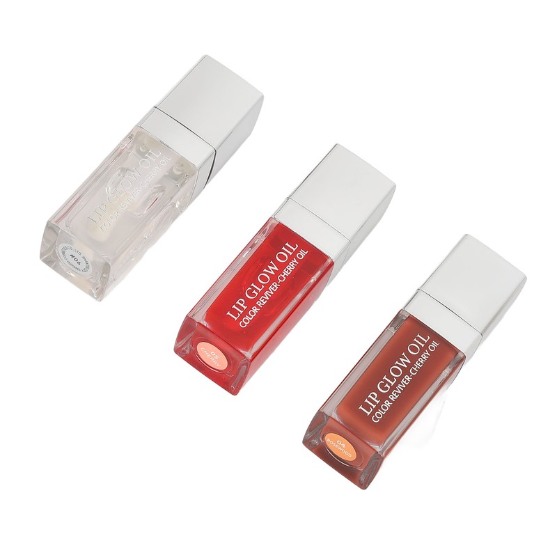 3pcs Plumping Lip Oil Set Long Lasting Hydrating Nourishing Glossy
