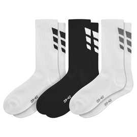 Erima Unisex 3 Wings Socks Pack of 3