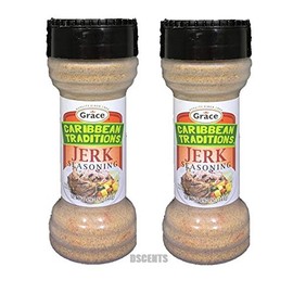 Grace Caribbean Traditions Jamaican Jerk Seasoning (Pack of 2) 4.97 oz Size