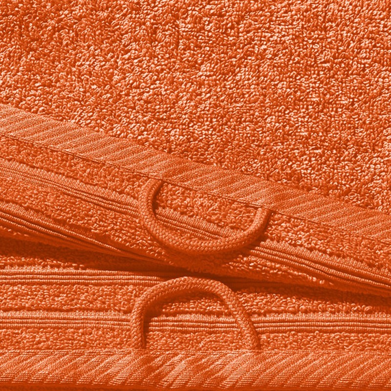 Erwin Müller Heidelberg Hand Towel, 100% Cotton, Orange, 50 x