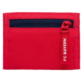 FC Bayern München FCB 5 Star Wallet Red, red, logo-centric" or "patterned