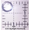 BLACK Anodized Aluminum Jump Rings 150 5/16 16g SAW CUT