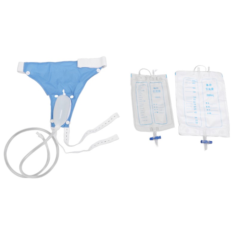 Urine Collector Bag Safe Breathable 1000ml 2000ml Large Capacity Silicone