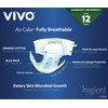 VIVO Organic Cotton Overnight Sensitive Skin Adult Incontinence Diaper Briefs