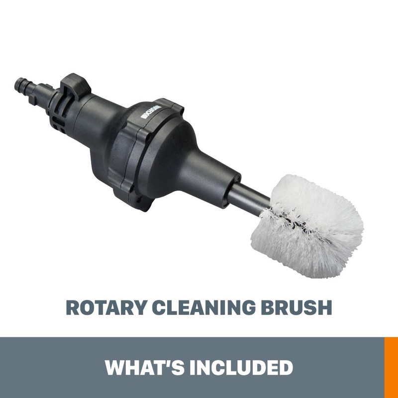 WORX Hydroshot Rotary Cleaning Brush, Quick Snap Connection - WA4042
