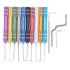 10PCS Tap Extractors with 3 Auxiliary Wrench Stainless Steel Stripped