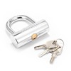 Cylindrical Heavy Duty Stainless Steel Padlock with Key,high Security Shipping