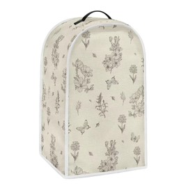 ASQVTIFE Flowers Blender Cover Kitchen Blender Dust Covers Food Processor Dust Cover Stand Mixer Case Coffee Maker Appliance Cover for Home Kitchen Indoor Aid Attachment for Kitchen Stand Mixer