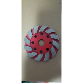 Roxx Tools 5" Spiral Turbo Concrete stone Grinding Cup Wheel core bit granite travertine