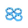Tbest Set of 4 Wheel Hub Nuts, 1/8 17 mm