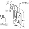 Prime-Line N 6500 Front Closet Door Roller with 1/4 In.