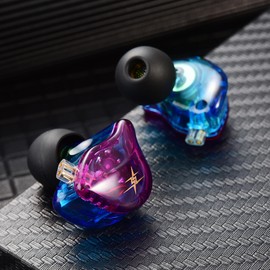 HJX QKZ ZXT IEM Earbuds,Wired Gaming Earphone (Colorful)