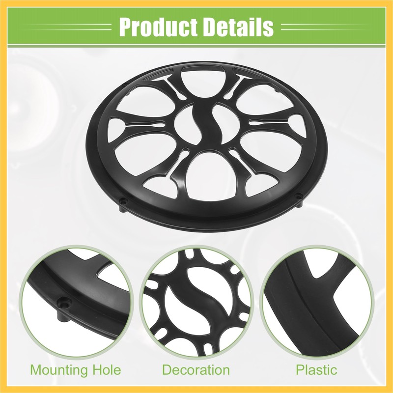 REPAIROCK Universal 8" Car Speaker Grills Cover Round 8 Inch