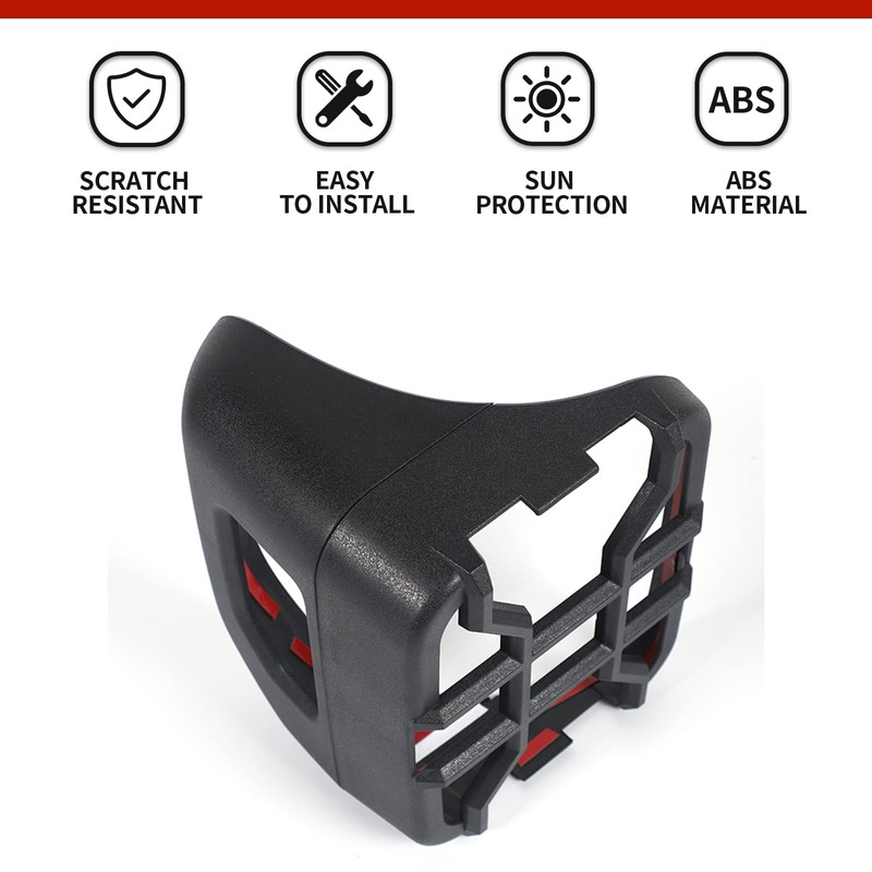 Hoolcar Tail Light Guards Rear Light Cover Protector for Jeep