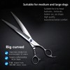 Curved Dog Scissors for Grooming,9inch VG10 Steel Dog Grooming Scissors,30