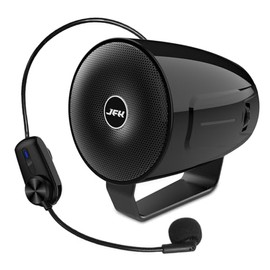 JFH Wireless Voice Amplifier,PA Speaker System,Portable Megaphone Rechargeable Bluetooth Speaker with Wireless Headset Microphone for Teachers,Speaking,Singing,Musical Instrument Performance