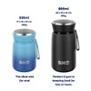 SHO Food Flask - Vacuum Insulated, Double Walled Stainless Steel