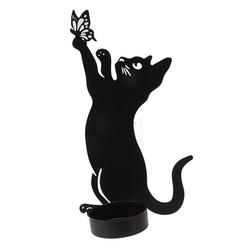 Home Decor Candlestick Durable Cat Candle Holder Decorative Candlestick Holder
