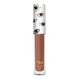 Yuya Labial Liquido Soft Miranos 3g Lipstick Larga Duración Acabado Café Claro Color Marrón claro
