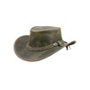 Black Jungle Bulat Leather Western Hat Australia Cowboy Hat, khaki