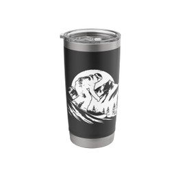 Snowboarder Sketch Outdoor Sports Stainless Steel Insulated Tumbler
