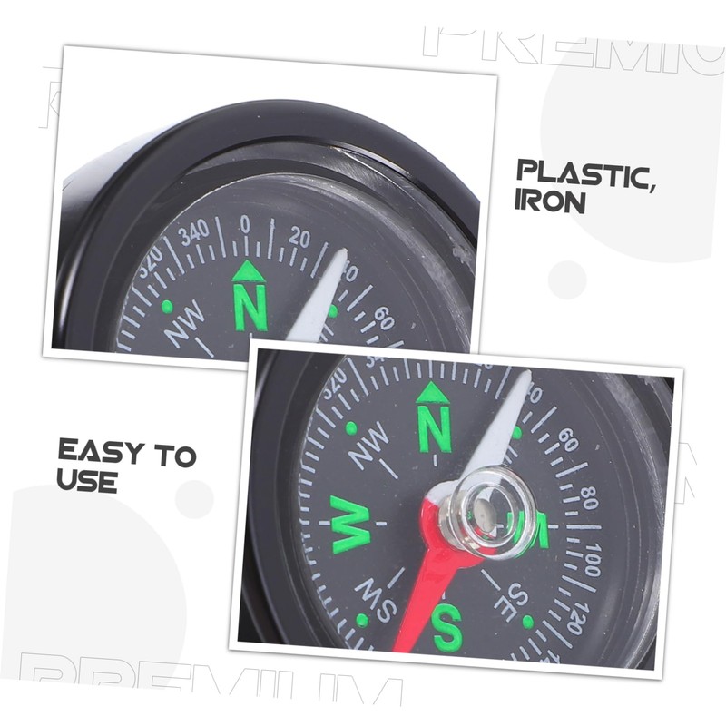 Totority Mountain Bike Compass Navigation Tool Headset Compass for Outdoor