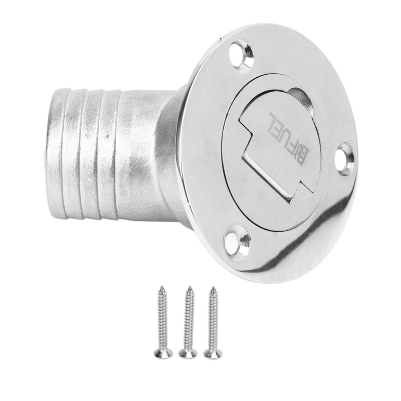 Boat Deck Filler 45° 316 Stainless Steel 38mm Flip Fill
