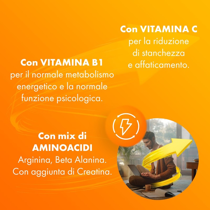 Sustenium Plus Gusto Limone e Miele - lntegratore energizzante a