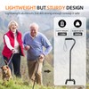 BeneCane Quad Cane Adjustable Walking Cane with Offset Soft Cushioned