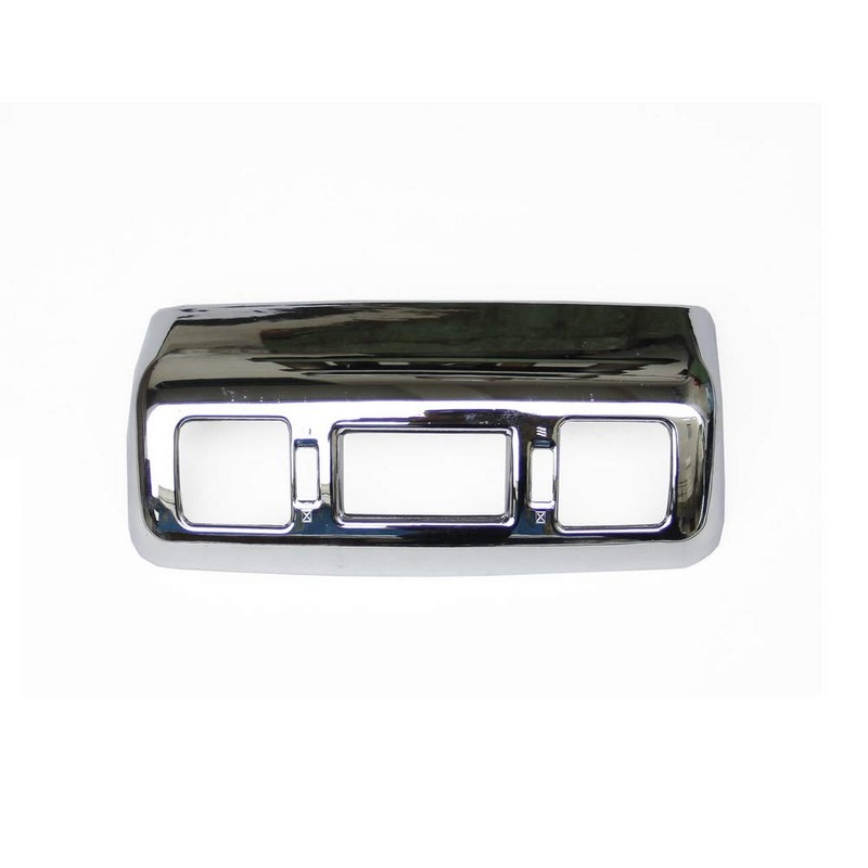 Chrome Inner Rear Central Armrest AC Vent Cover Trim for