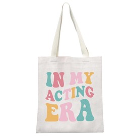 JTOUK Actor Actress Gift Theater Acting Gift In My Acting Era Tote Bag Drama Student Graduation Gift (Acting Era Tote EU)