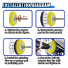 2PCS 3" Hook and Loop Sanding Pad Polishing Tool Kit
