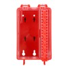 Lockout Tagout Box Portable Wall Mount Group Lock 8 Hole