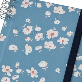 Delfonics Rollbahn Fleur Flexible Notebook Cover: 6 in. x 7 in. (Blue) / B6 Notebook