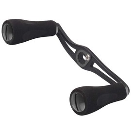 VISPREA Reel Parts Bait Reel Handle EVA Knob Aluminum Alloy Crank Custom Parts Replacement for Shimano Daiwa Daiwa Abu Garcia Abu Garcia Yu376 (Black)