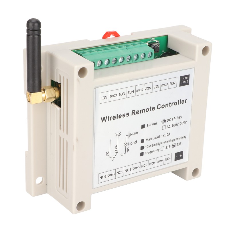 Remote Control Switch Multifunctional 6CH 433Mhz Remote Control Relay for