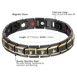 Cupimatch Fashionable Unisex Stainless Steel Link Chain Bracelet in Silver, 16 mm Wide, 20.7 cm Long, Highly Polished, Stainless Steel