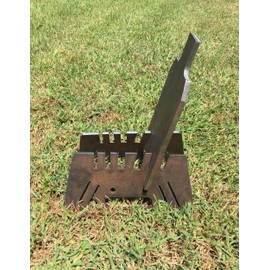Steel Shooting Targets Magnum Target 3/8" AR500 7x12 IDPA Metal Ground Stand for 3/4" EMT Conduit