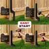 WIMART Rotten Leaning Fence Post Repair Kit Adjustable Angle Quick