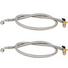 SharkBite Max 5 Foot Stainless Steel Washing Machine Connector with